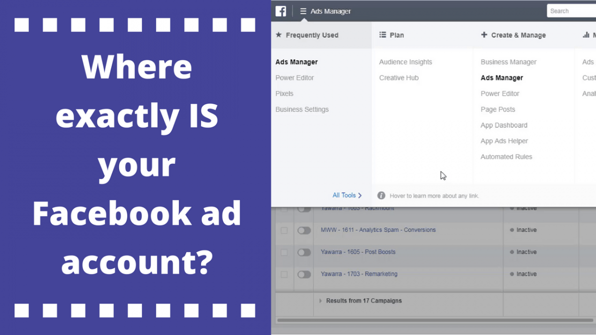 How to access your Facebook ad account