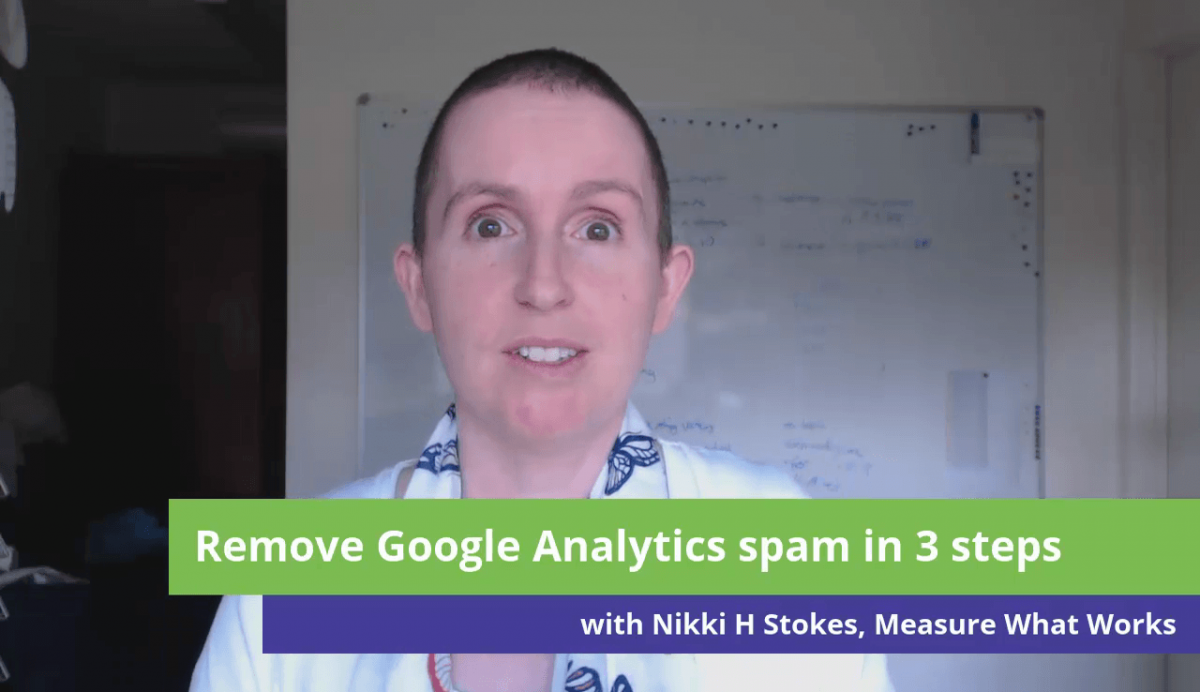 Video - Remove Google Analytics Spam